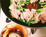 ＊豚肉とピーマンの胡麻味噌炒め＊作り方4写真