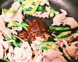 ＊豚肉とピーマンの胡麻味噌炒め＊作り方5写真