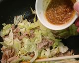 豚バラキャベツの味噌オイスターソース炒め作り方5写真