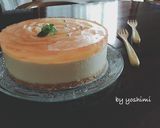 桃の薔薇のレアチーズケーキ♡作り方9写真