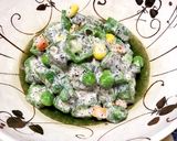 冷凍オクラ“胡麻和え風”サラダ♡作り方5写真
