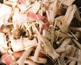 簡単ガ—リックキノコとべ—コン炒め作り方4写真