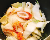 簡単副菜♡白菜とちくわの白だし煮作り方2写真
