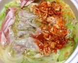 キャベツのポカポカキムチ鍋作り方3写真