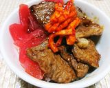 まぐろ焼き肉丼作り方4写真