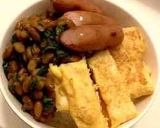 納豆ウインナーごはん♬時短丼♥簡単朝食作り方37写真