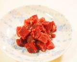 わんこ飯♪鹿肉としめじのココット作り方1写真