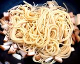 簡単サラダチキンパスタ作り方4写真