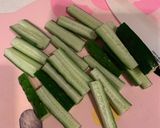 きゅうり梅炒め作り方1写真