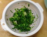 節約　キャベツの外葉のお好み焼き　昼食作り方4写真