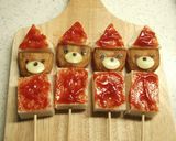 サンタくまさん　串サンドイッチ作り方13写真
