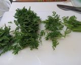 人参の葉と茎のきんぴら作り方3写真