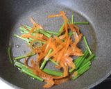 人参の葉と茎のきんぴら作り方8写真