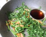 人参の葉と茎のきんぴら作り方11写真