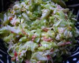 どんどん食べれる♡レタスのしっとりサラダ作り方5写真