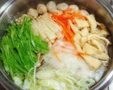 ピラピラ野菜のしゃぶしゃぶ鍋作り方11写真