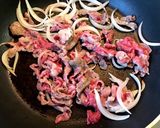 すき焼き風甘辛焼きうどん作り方3写真