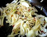 チキンとタケノコの和風ごまカレー作り方1写真