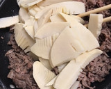 お肉やわらか☆牛肉と筍のオイスター炒め作り方15写真