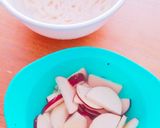 さつま芋と蓮根の味噌マヨサラダ作り方1写真