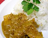 チキンとタケノコの和風ごまカレー作り方8写真