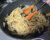 モッチモチ、生パスタ風のキノコパスタ作り方9写真