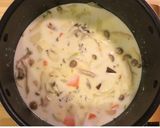 ルーなし☆鶏肉ときのこのクリームシチュー作り方4写真