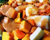 レンジで簡単　牡蠣と野菜の味噌風味蒸し作り方5写真
