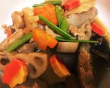 我が家の10品目の☆筑前煮☆作り方10写真