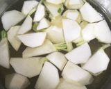 かぶとクレソンのコンソメスープ作り方1写真