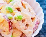 さつま芋と蓮根の味噌マヨサラダ作り方6写真