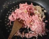 節約ご飯のおかずにキャベツの外葉の肉味噌作り方4写真