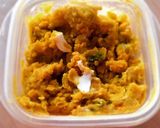 かぼちゃのクリームチーズ和え　枝豆入り作り方3写真
