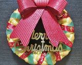 パンdeクリスマスリース(6つ編み)♪作り方52写真