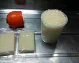 おこわとしんじょう作り方1写真
