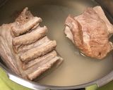 豚ばらブロックの赤味噌煮〜(o˘◡˘o)作り方21写真