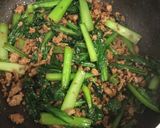 小松菜☆豚ひき肉丼作り方3写真