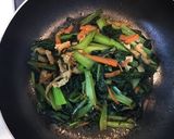 小松菜の炒めだき作り方5写真