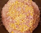 とうもろこしとツナの簡単炊き込みご飯♪作り方6写真