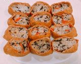 ツナと蓮根入り、ひじきごはんのいなり寿司作り方8写真