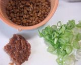 モリモリ！納豆高菜チャーハン梅肉風味作り方1写真