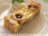 チェリーの焼きカスタード・タルト