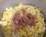 白菜と鶏モモのみぞれ煮 離乳食 完了期作り方3写真