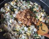 モリモリ！納豆高菜チャーハン梅肉風味作り方5写真