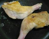 フライパンで☆楽旨ローストチキンレッグ作り方3写真
