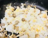 納豆＆きのこのチャーハン作り方3写真
