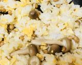 納豆＆きのこのチャーハン作り方4写真