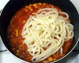 スープのリメイクに＊簡単洋風トマトうどん作り方4写真