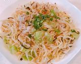 レンジで簡単！塩昆布と塩麹で塩焼きそば！作り方5写真