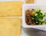 納豆が入ってる油揚げ作り方1写真